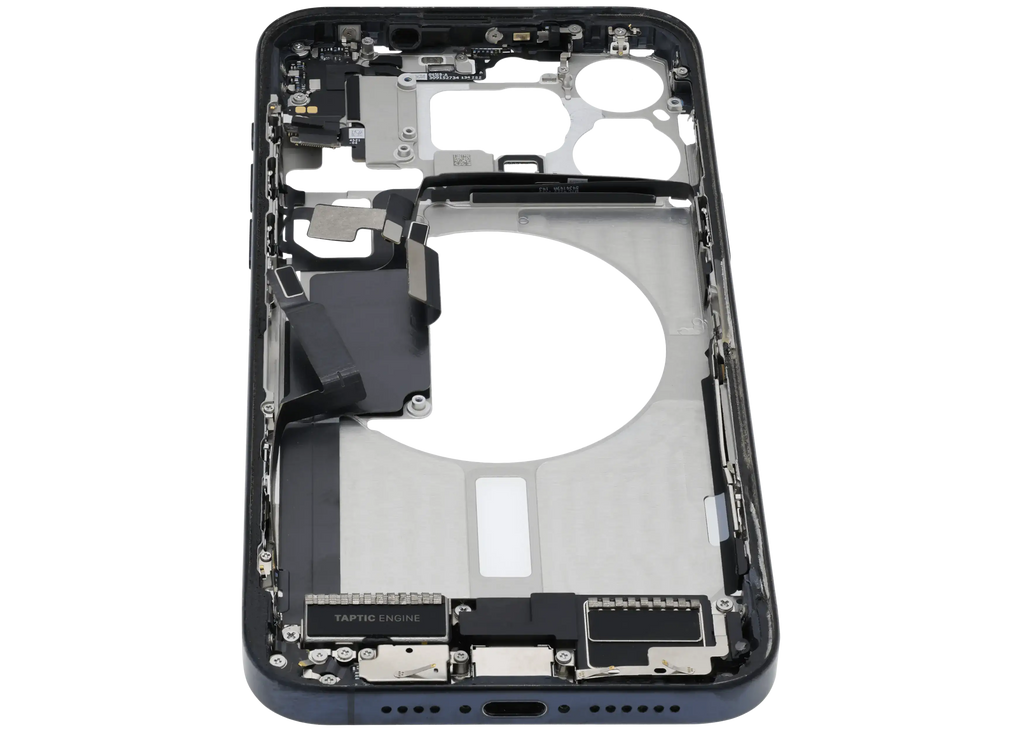Original Apple-Ausbau C gebraucht – iPhone 15 Pro Max US Version Rahmen Blau