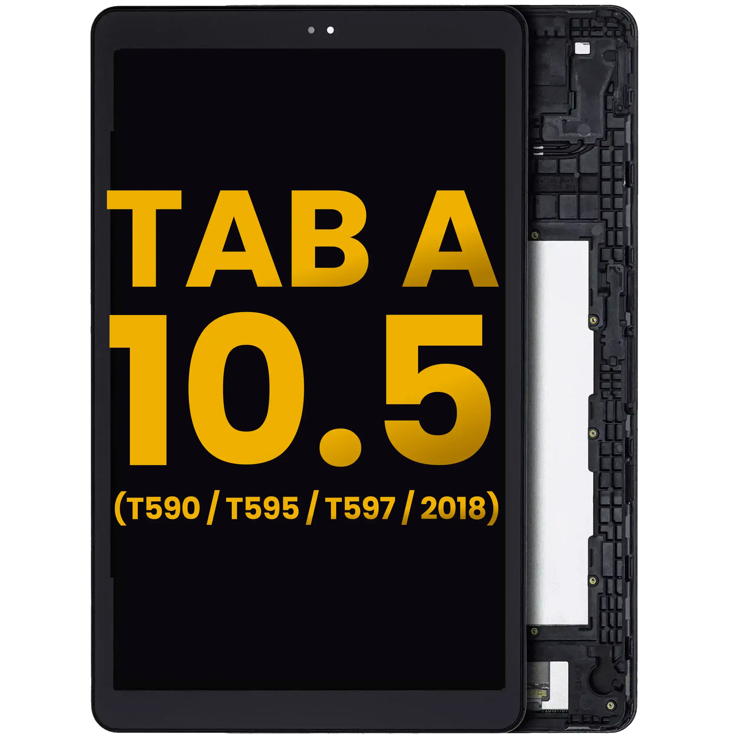 LCD-Display mit Rahmen Samsung Galaxy Tab A 10.5" 2018 Refurbished Schwarz