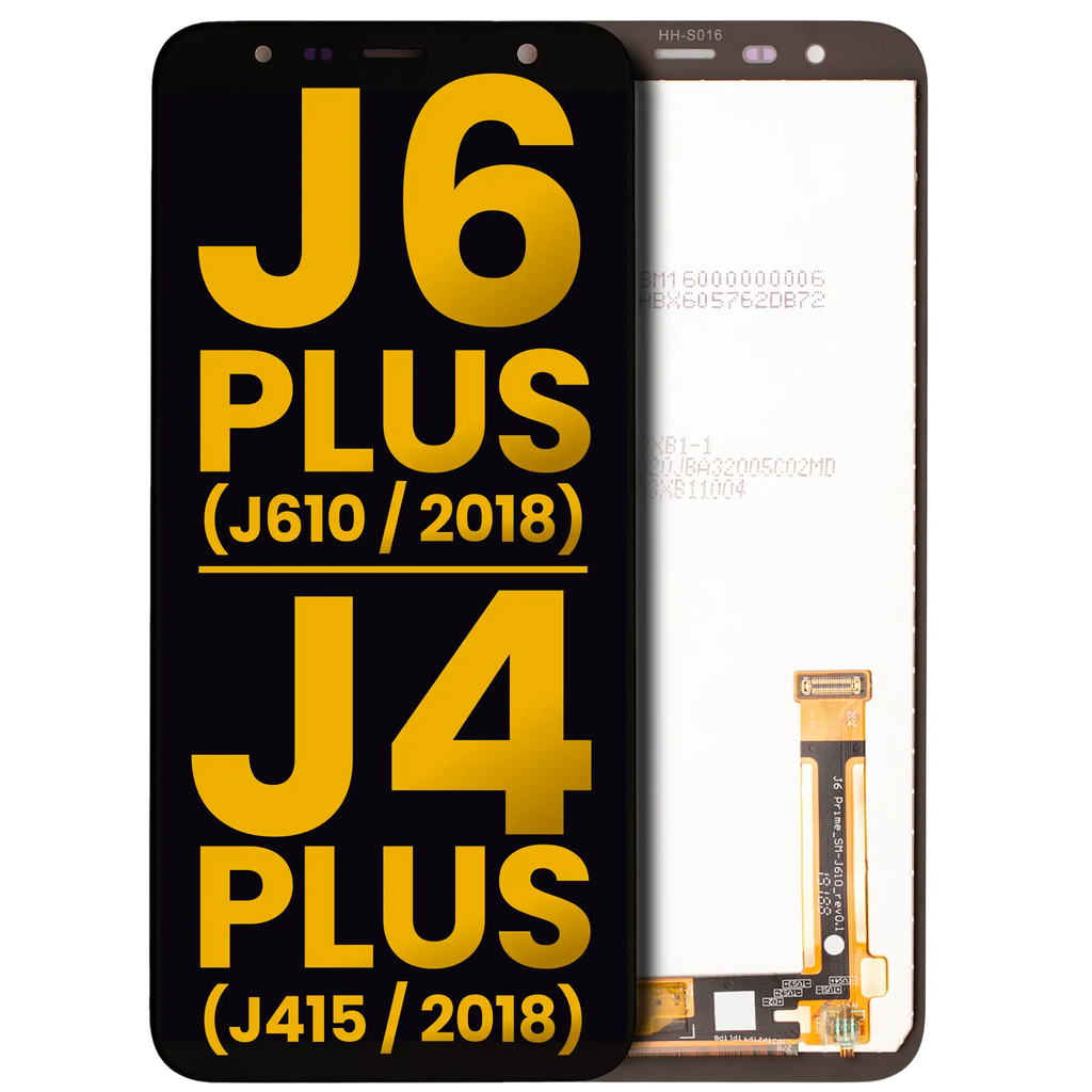 LCD-Display ohne Rahmen für Samsung Galaxy J6 Plus/J4 Plus Refurbished Schwarz