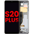OLED-Display m. Rahmen Samsung S20 Plus, Cosmic Gray, Aftermarket