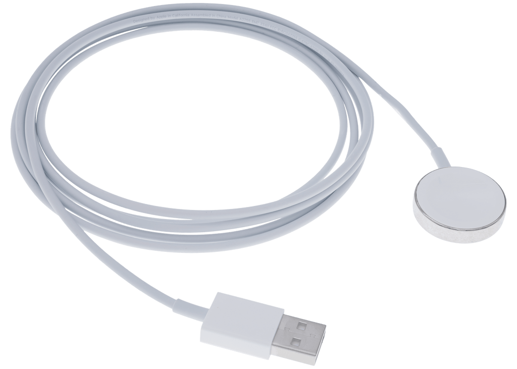 USB-A Magnetic Watch Charging Cable for All Watch Series (1.8 m / 6 ft) (OEM Grade New) (Bulk Packaging)