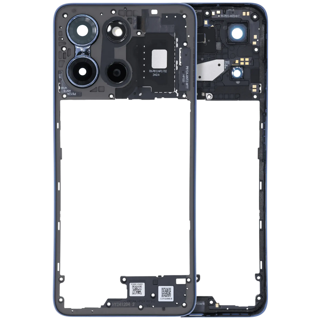 Midframe/Rahmen für Motorola Moto G 5G 2025 - Original OEM, Sapphire Blue