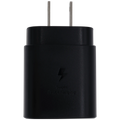 USB Type-C Samsung Wandnetzteil (OEM Grade New) (240V USA) (Schwarz)