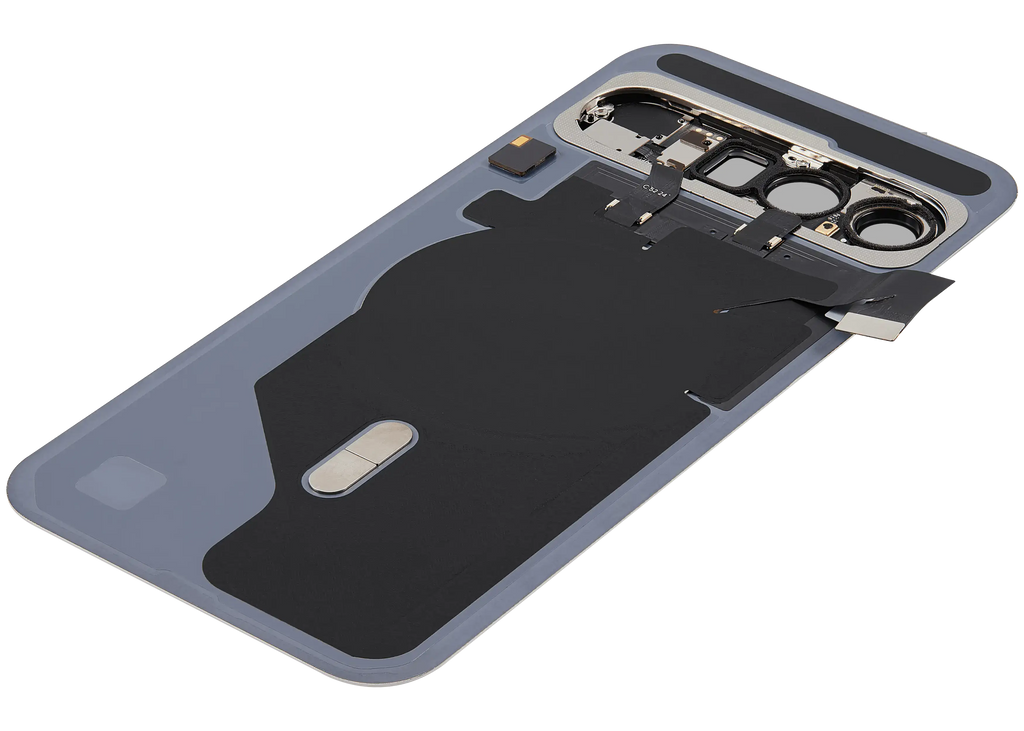 Back cover with pre-installed small parts for Google Pixel 10 Pro XL (used OEM removal, Quality A, Porcelain)
