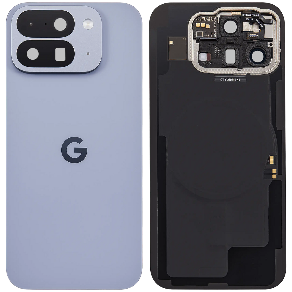 Back cover with pre-installed small components for Google Pixel 10 Pro Fold (used OEM removal, Grade A) (Moonstone)