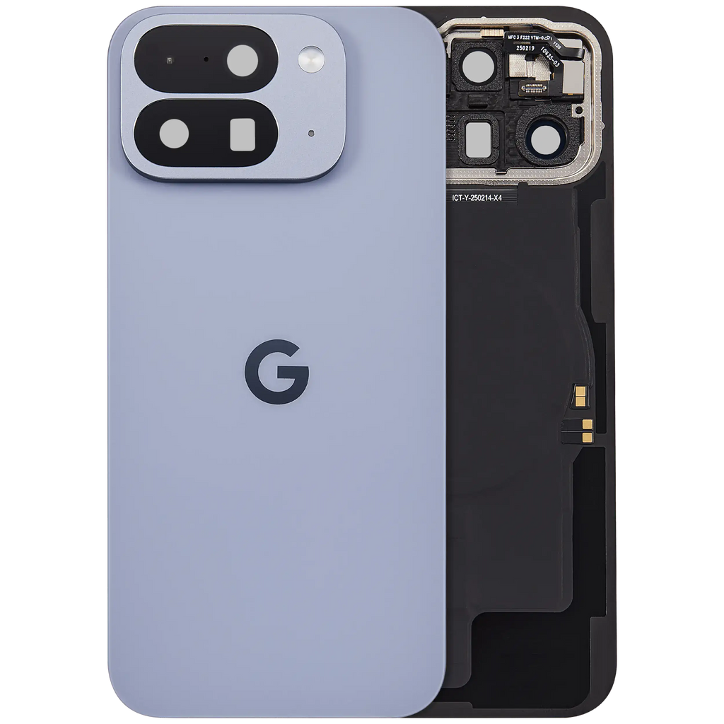 Back cover with pre-installed small components for Google Pixel 10 Pro Fold (used OEM removal, Grade A) (Moonstone)