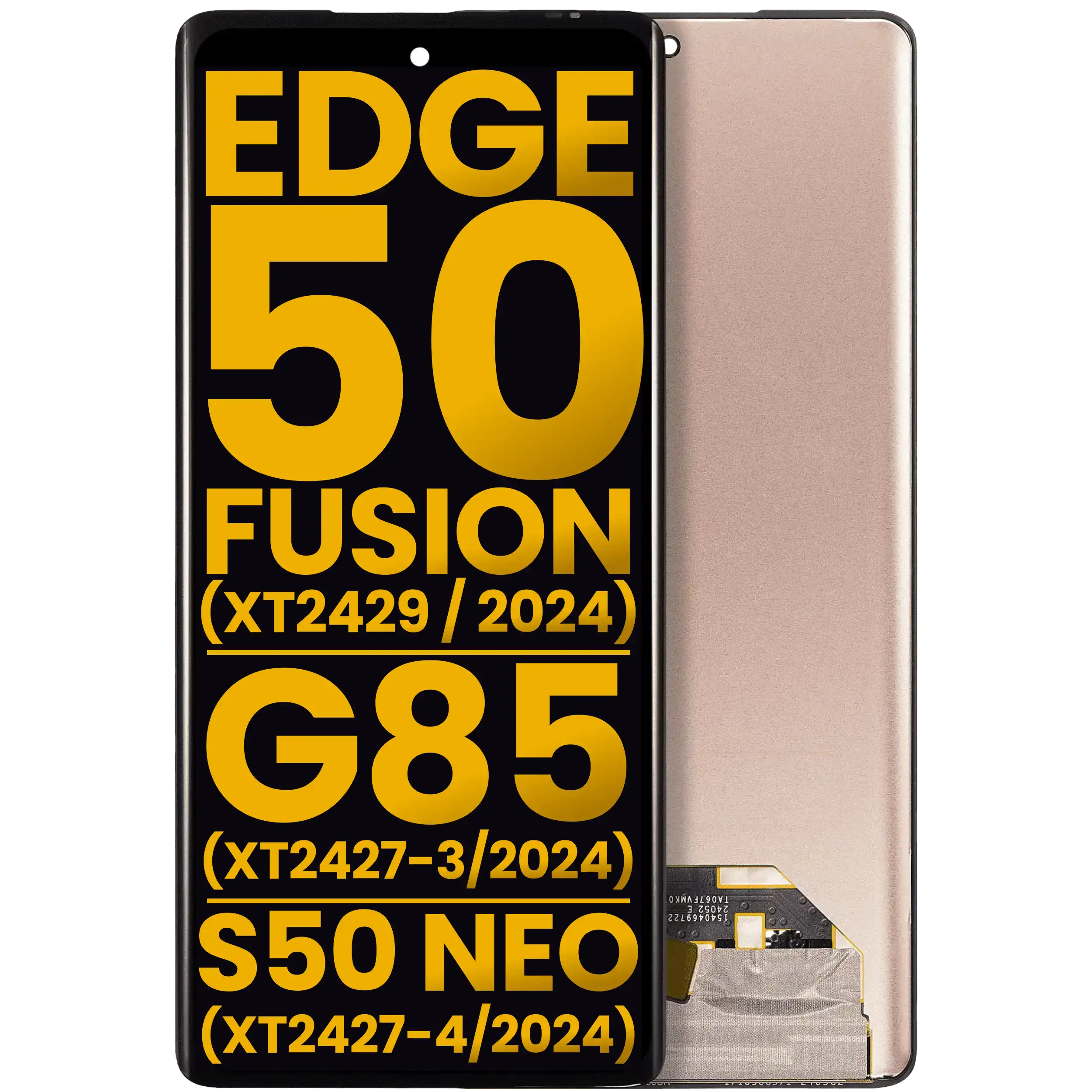 OLED-Display ohne Rahmen für Motorola Moto G85 / Edge 50 Fusion 5G Refurbished