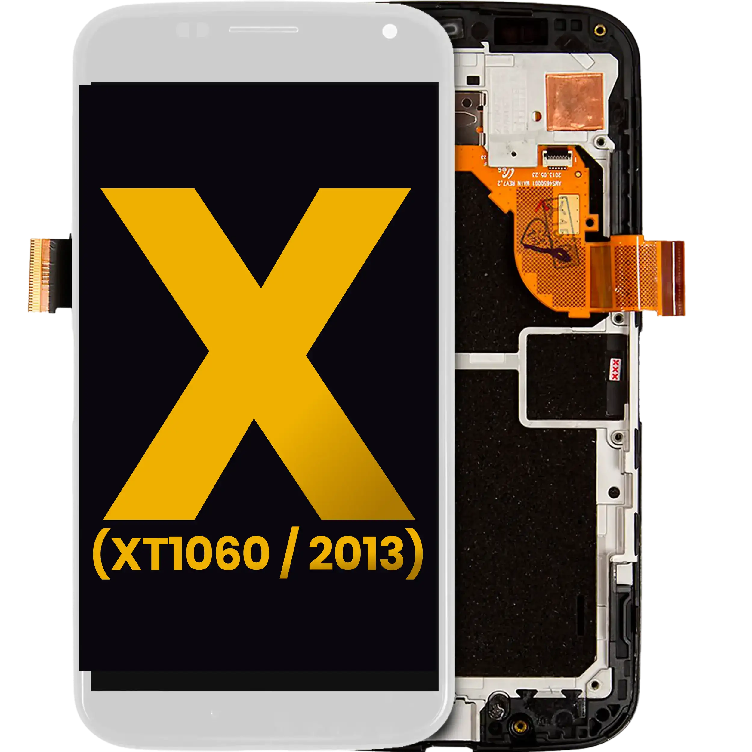 LCD-Display ohne Rahmen für Motorola Moto X4 (XT1900 / 2017) – Schwarz