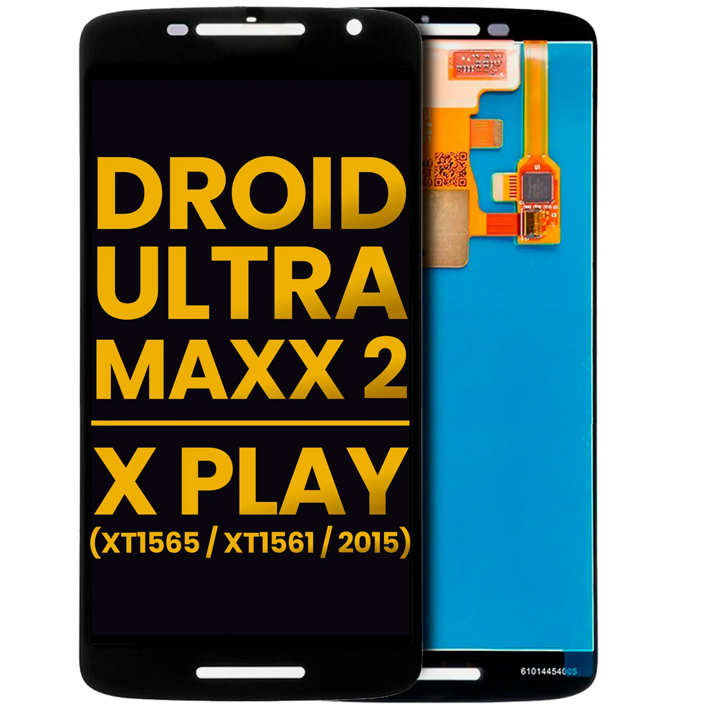 LCD-Display ohne Rahmen für Motorola Droid Maxx 2/Moto X Play (Refurb, Schwarz)