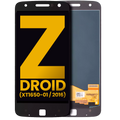LCD-Display ohne Rahmen für Motorola Moto Z Droid Schwarz Refurbished