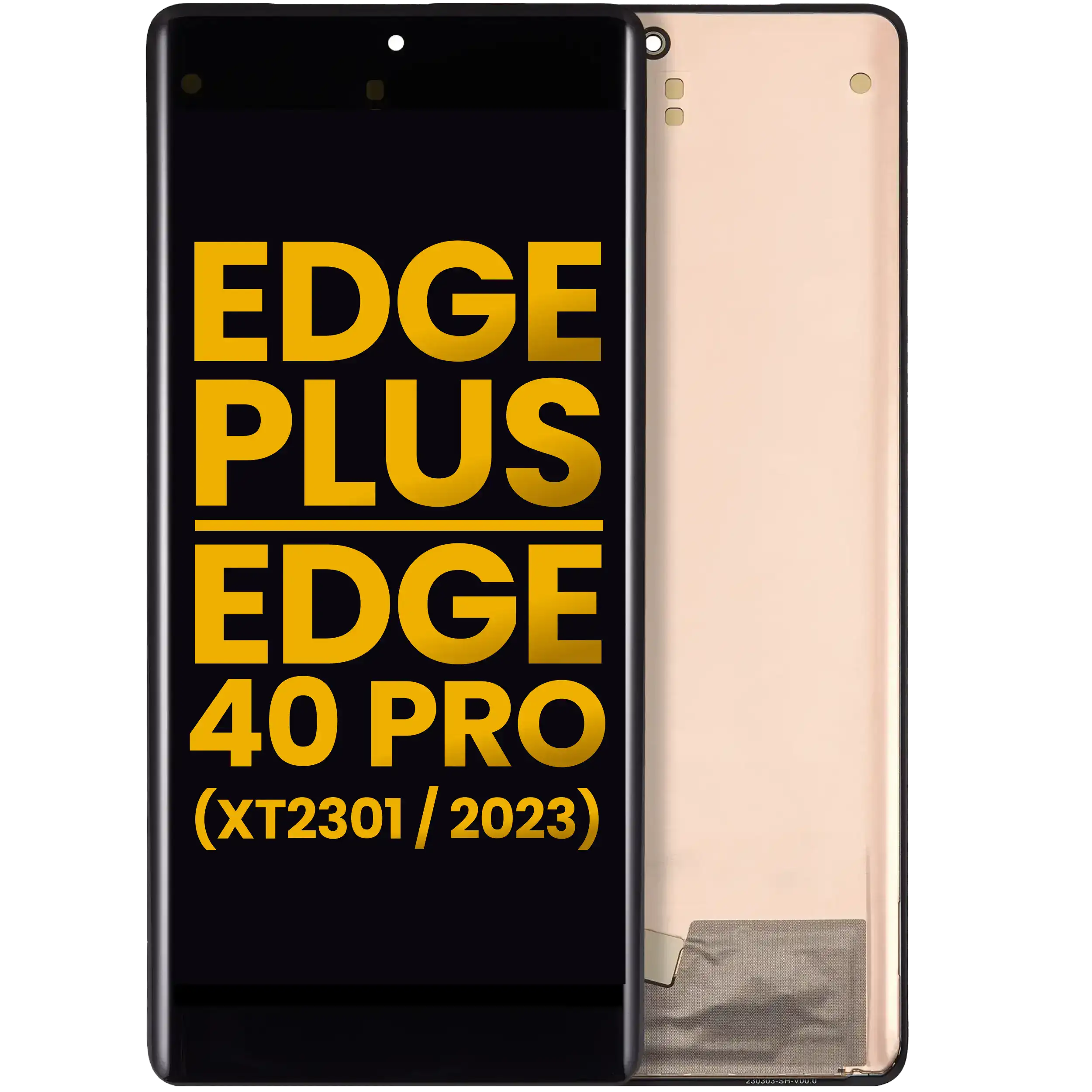 Frameless OLED Display for Motorola Moto Edge Plus / Edge 40 Pro (XT2301 / 2023) (Refurbished) (All Colors)
