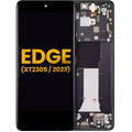 OLED-Komplettdisplay mit Rahmen Motorola Moto Edge Refurbished Eclipse Black