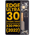 OLED-Display ohne Rahmen für Motorola Edge 30 Ultra/X30 Pro Refurbished Schwarz