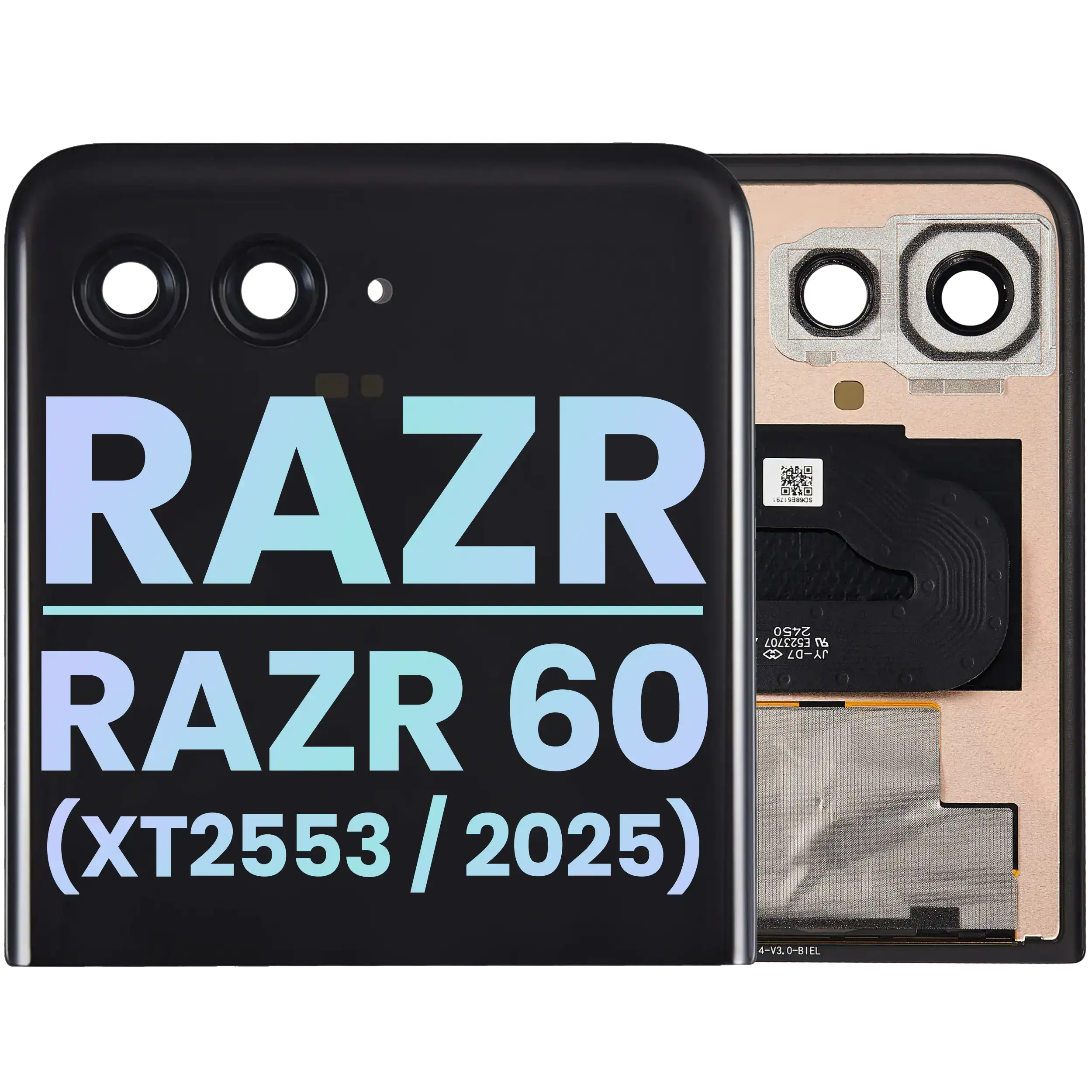 Äußeres OLED-Display ohne Rahmen für Motorola Razr 60 OEM (alle Farben)