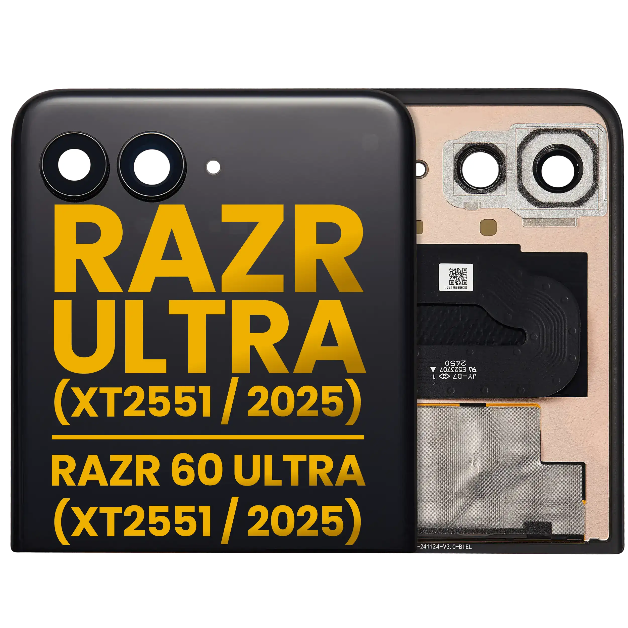 Outer OLED Display without Frame for Motorola Razr Ultra 2025 (XT2551 / 2025) / Razr 60 Ultra (XT2551 / 2025) (Refurbished) (All Colors)
