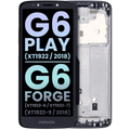 LCD-Display mit Rahmen für Motorola Moto G6 Play/G6 Forge Gold Original OEM