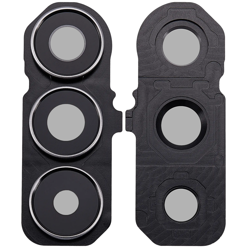 Kameralinse hinten mit Bezel Ring für Samsung Galaxy S25 FE 5G (Grau) (Premium)