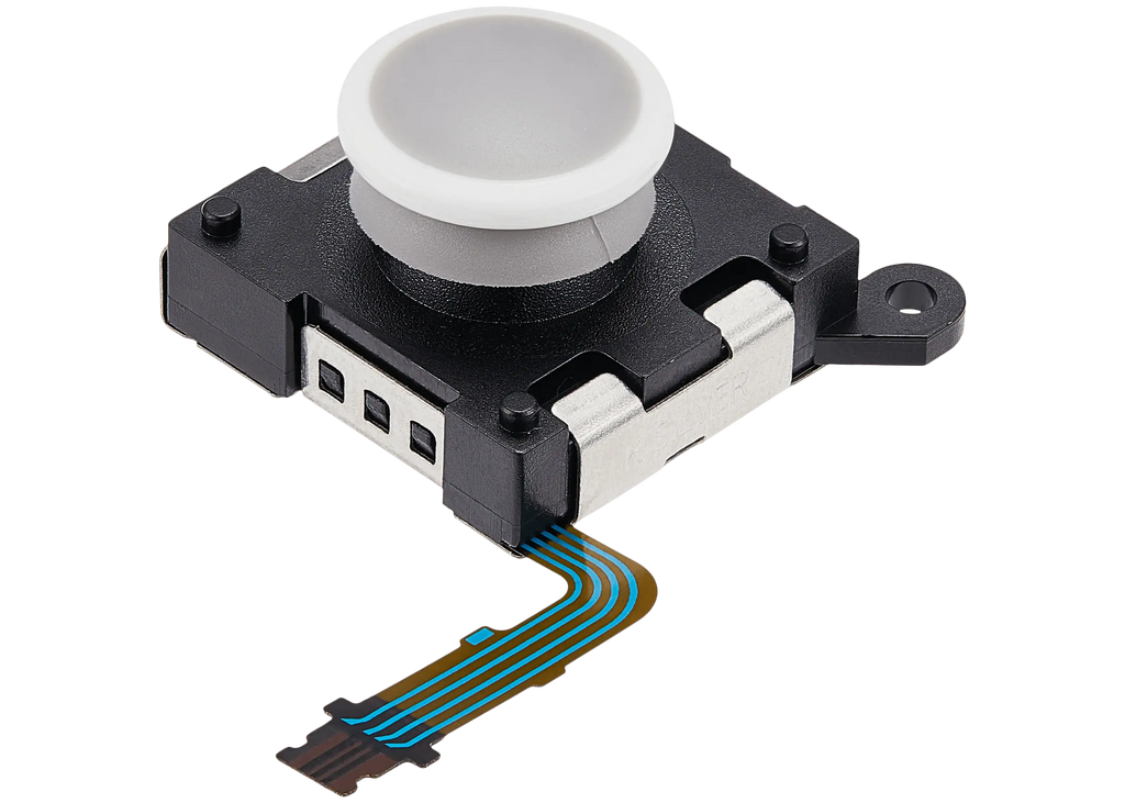 3D Analog Joystick Cap Thumbstick for PlayStation Vita 2000 (White)