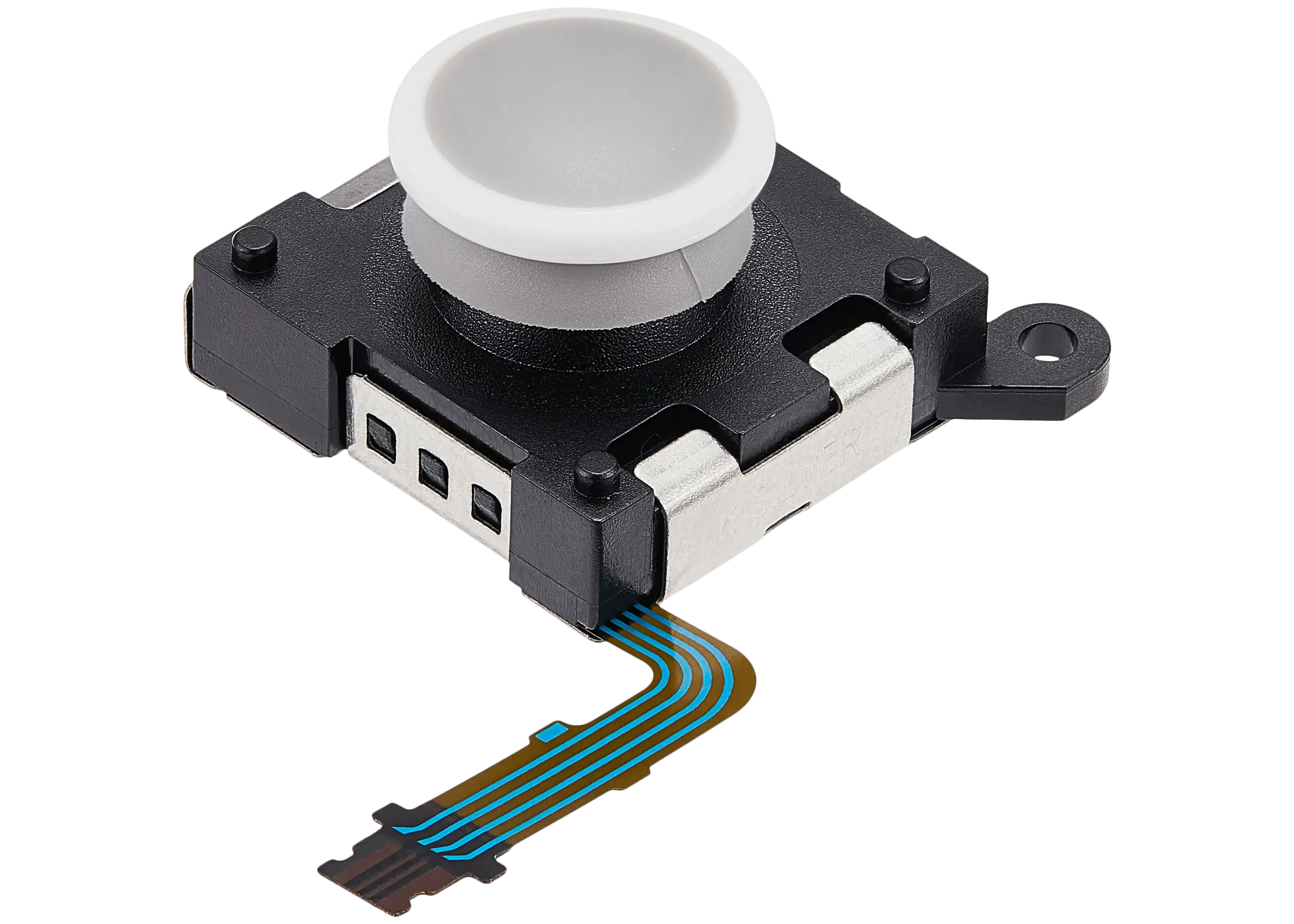 3D Analog Joystick Cap Thumbstick for PlayStation Vita 2000 (White)