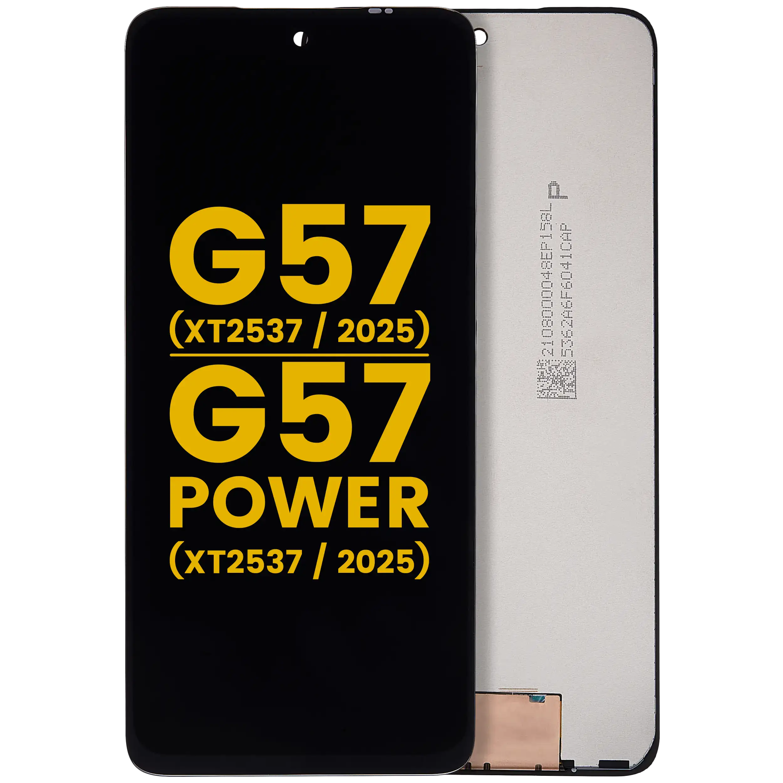 LCD-Display ohne Rahmen für Motorola Moto G57/G57 Power (Generalüberholt)