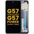 LCD-Display mit Rahmen Motorola Moto G57/G57 Power 5G Refurbished