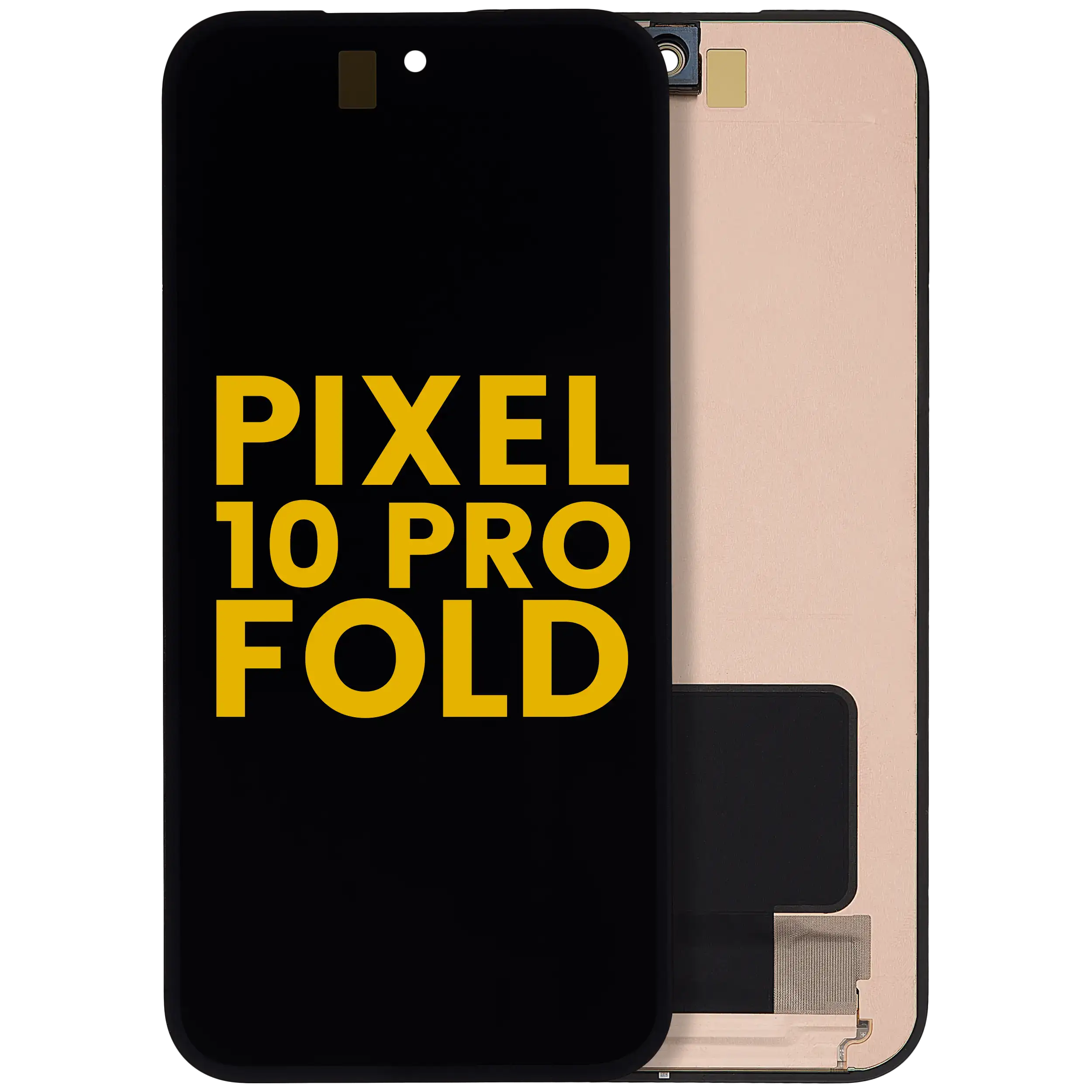 Outer Display (Second Display) Frameless OLED Display for Google Pixel 10 Pro Fold (Refurbished) (All Colors)