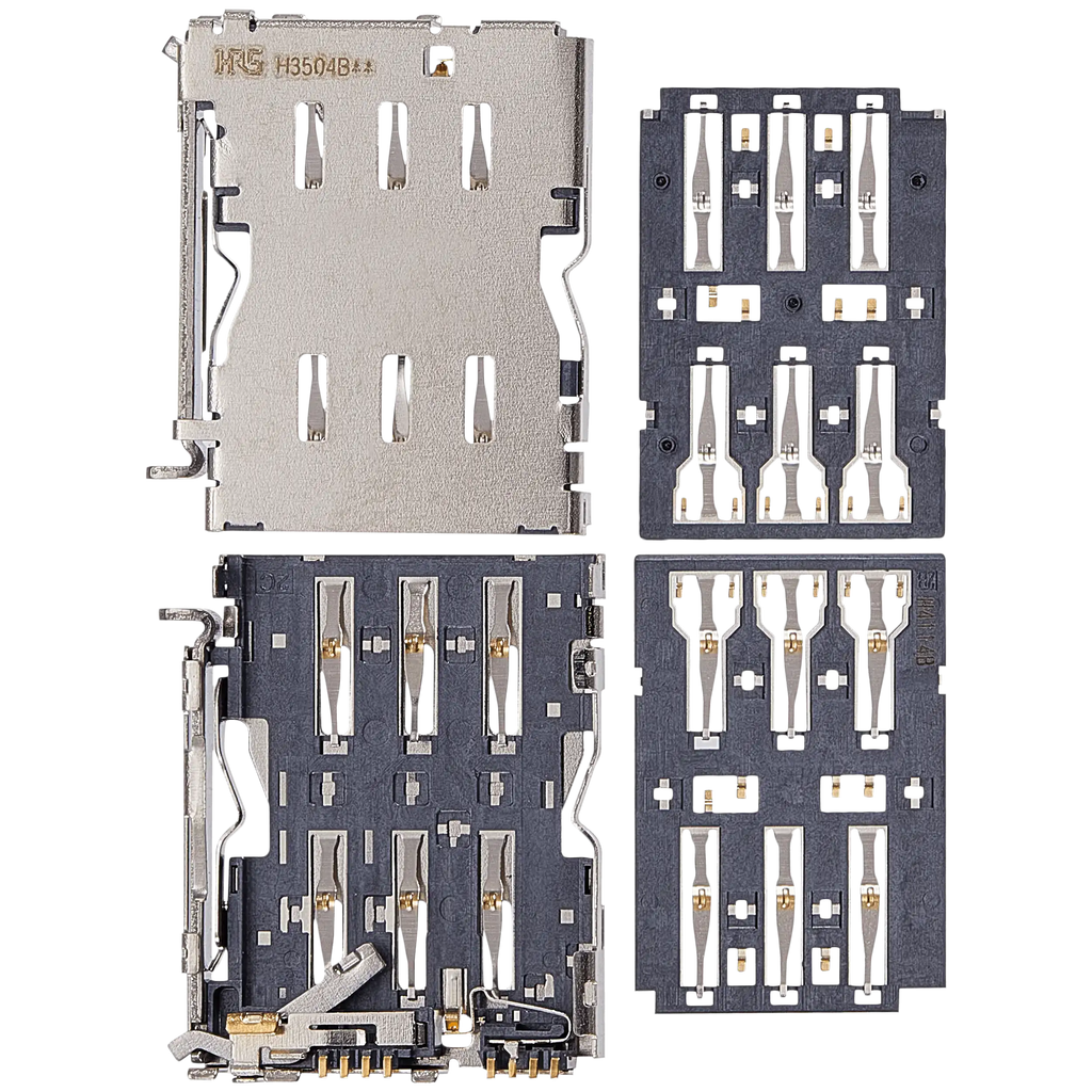 Sim Card Reader für Samsung Galaxy S24 Ultra 5G (S928) (Premium) (2 Piece Set)