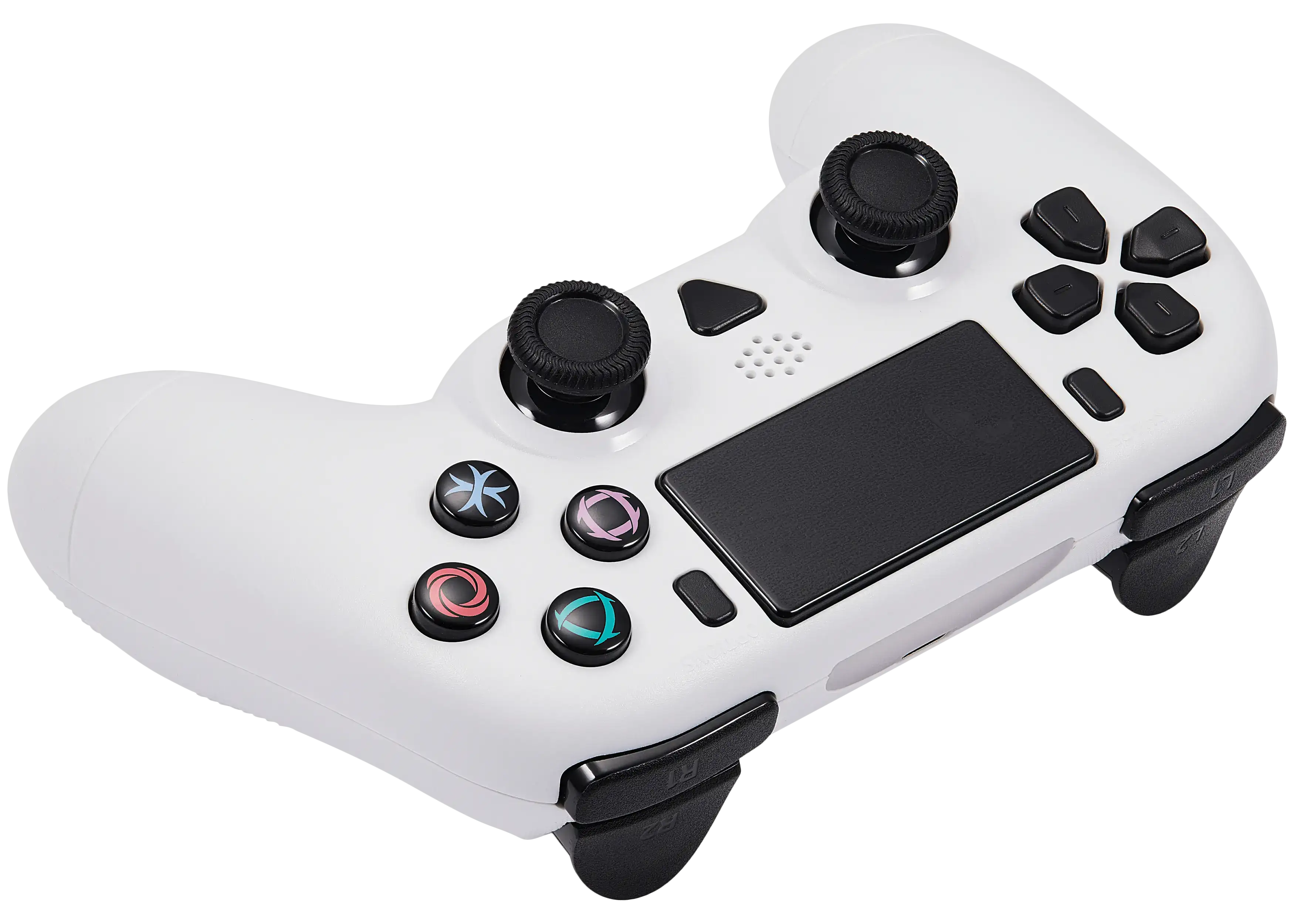 Kabelloser Bluetooth-Controller für PlayStation 4 (Weiß) (DOBE)