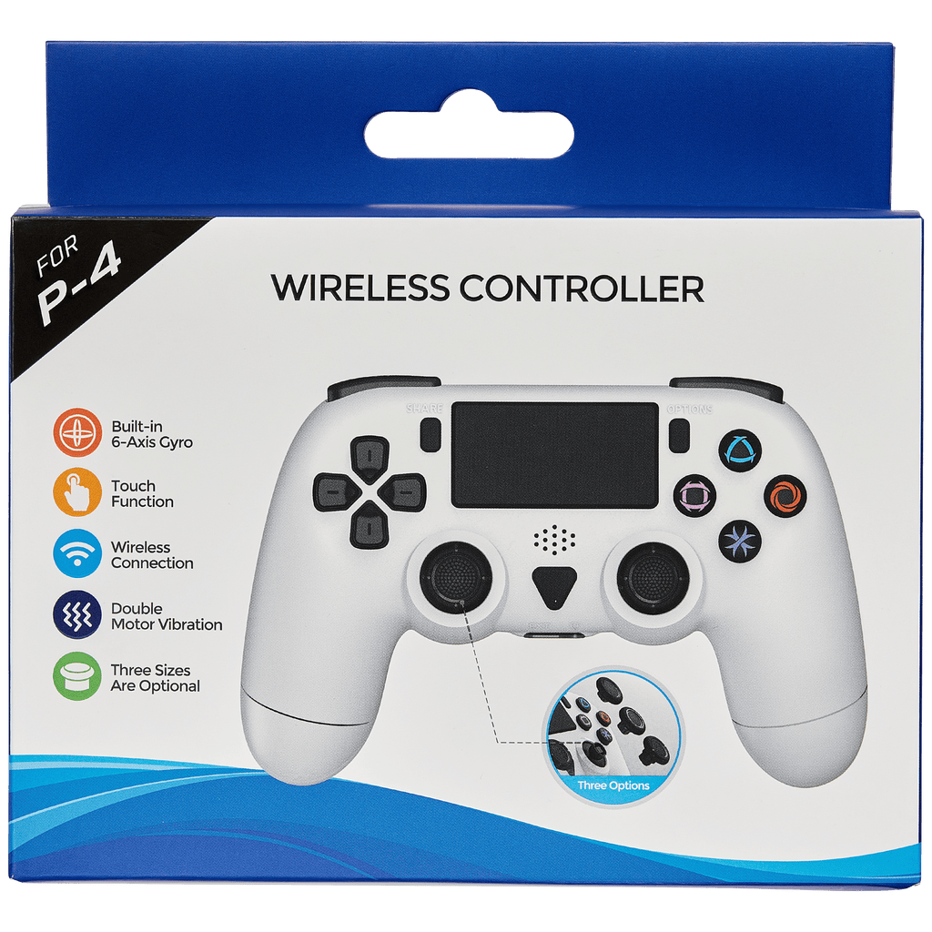 Kabelloser Bluetooth-Controller für PlayStation 4 (Weiß) (DOBE)