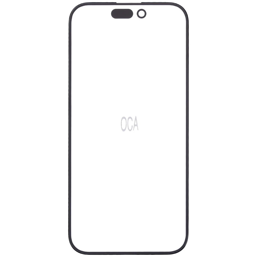 2-in-1-Glas mit vorinstallierter OCA für iPhone 15 Pro (10er-Pack)