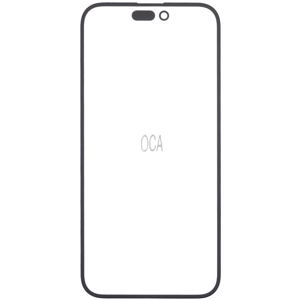 2 in 1 (Glas + OCA vorinstalliert) für iPhone 14 Pro Max (10er Pack)