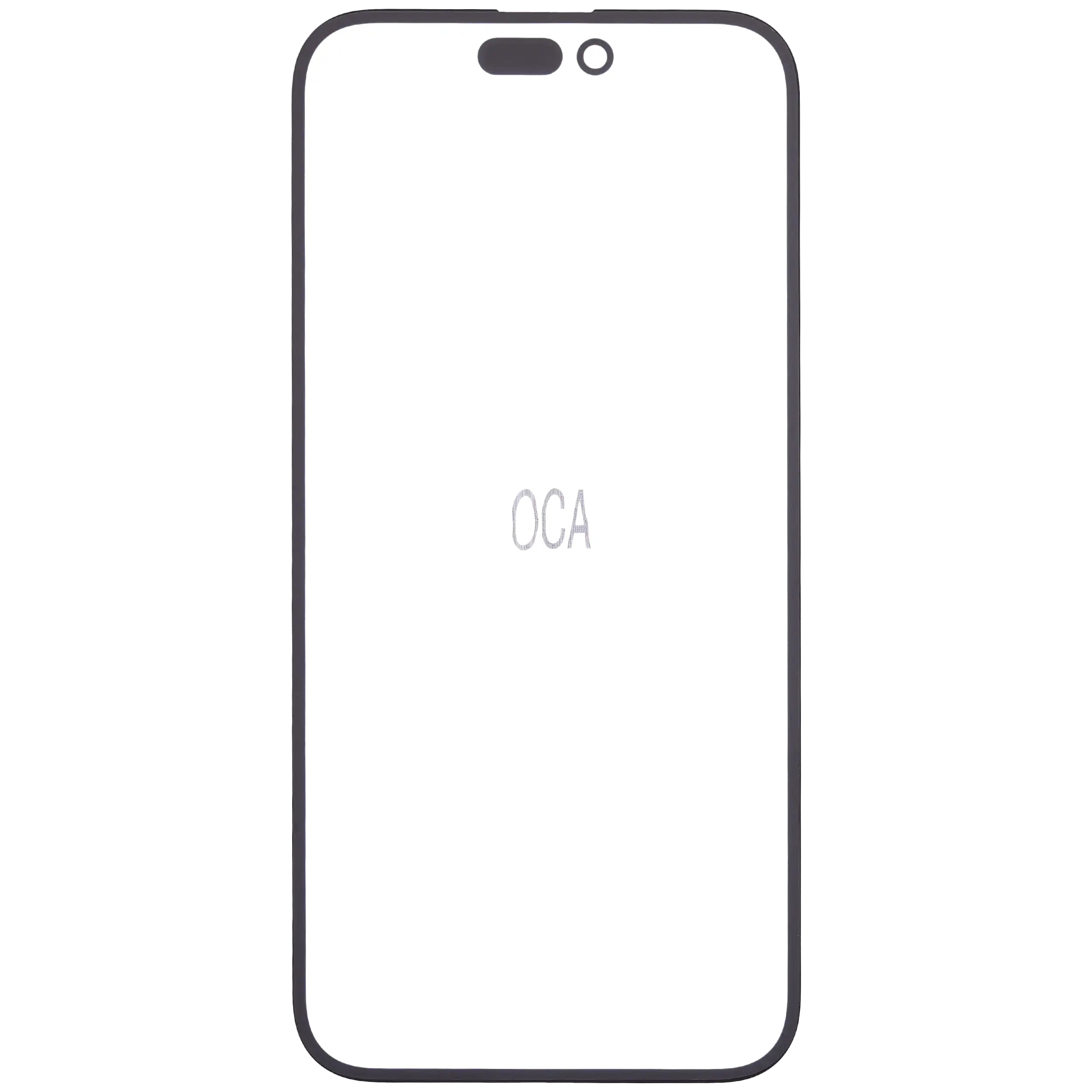 2 in 1 (Glas + OCA vorinstalliert) für iPhone 14 Pro Max (10er Pack)