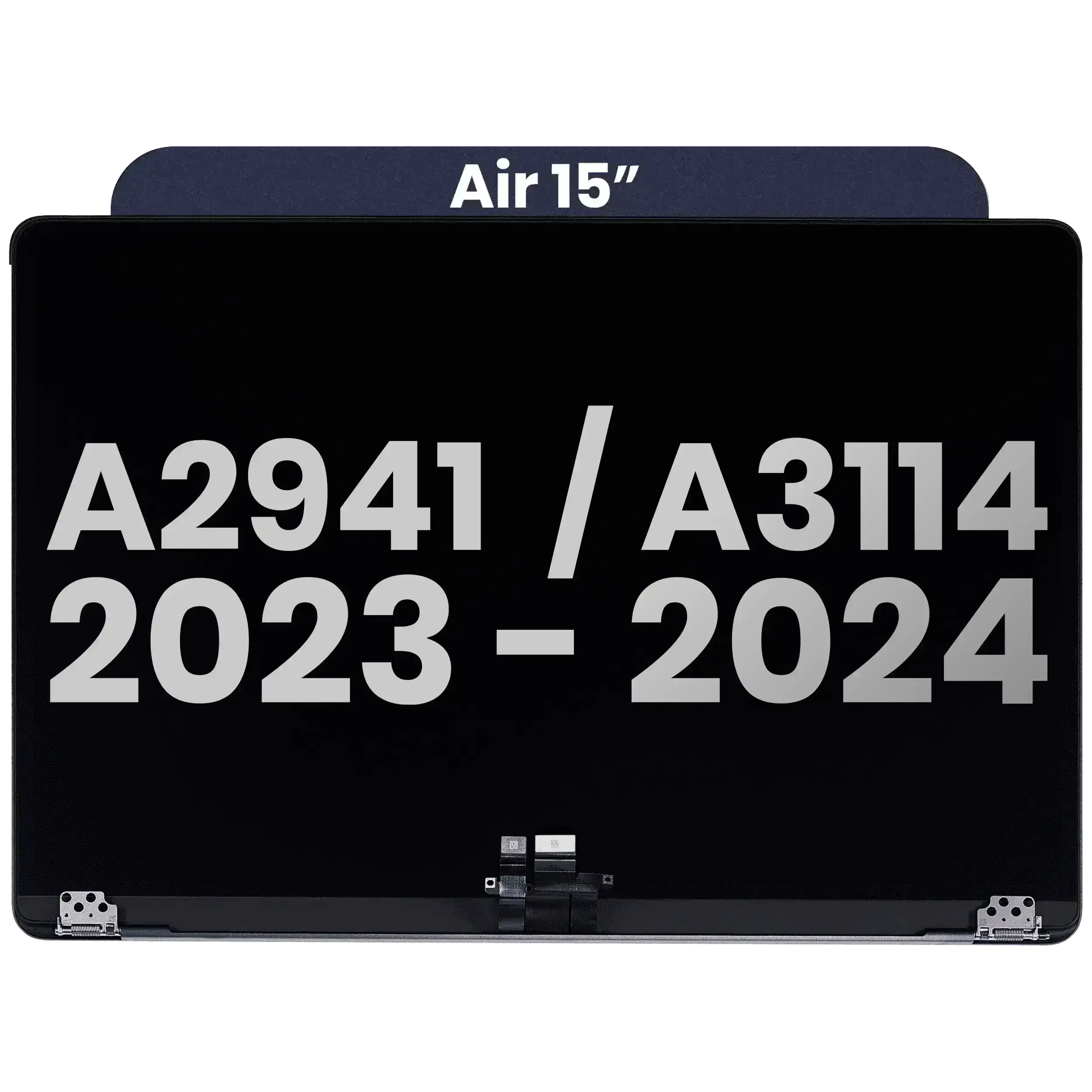 LCD Display for MacBook Air 15" (A2941 / Mid 2023) / Air 15" (A3114 / Mid 2024) (Used, pulled OEM, Grade A) (Midnight)