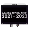 Display MacBook Pro 16 A2485/A2780/A2991 Silber OEM B