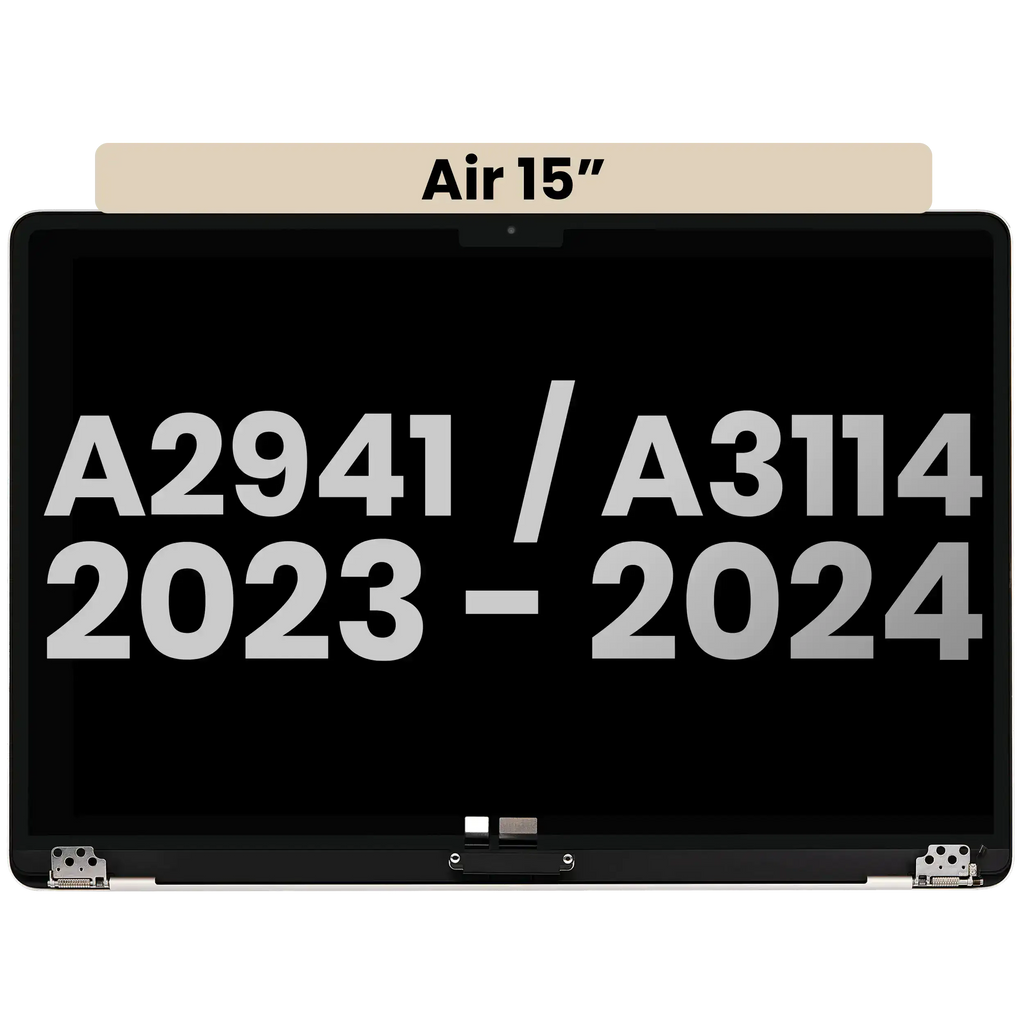 LCD-Display für MacBook Air 15 gebrauchter OEM-Ausbau, Qualität A Starlight