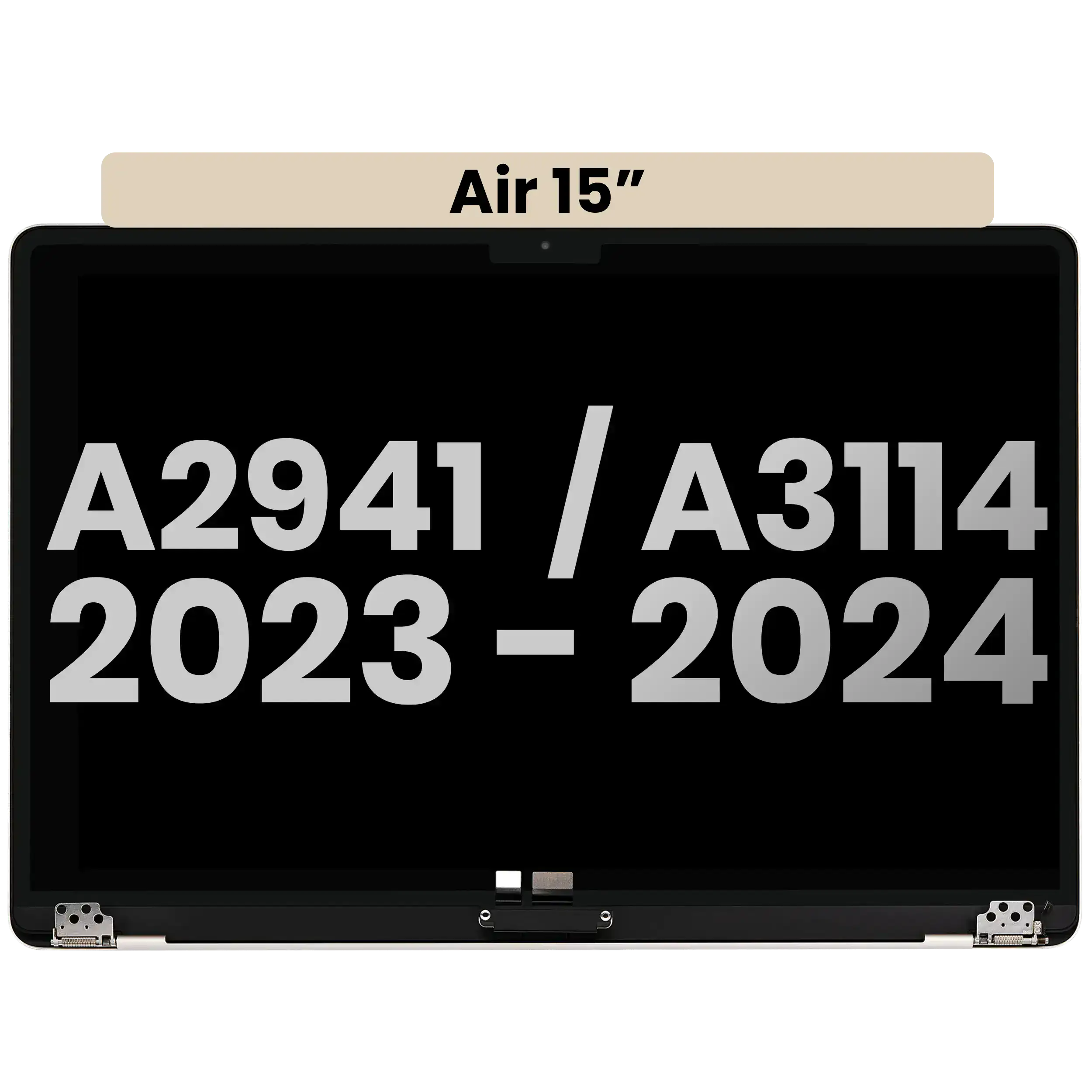 LCD-Display für MacBook Air 15 gebrauchter OEM-Ausbau, Qualität A Starlight