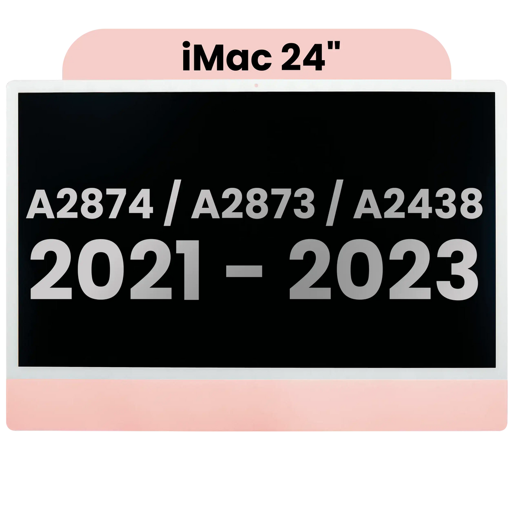Komplettes LCD-Display-Modul für iMac 24 (2021-2023) OEM A Pink kl. Kameraaussp.