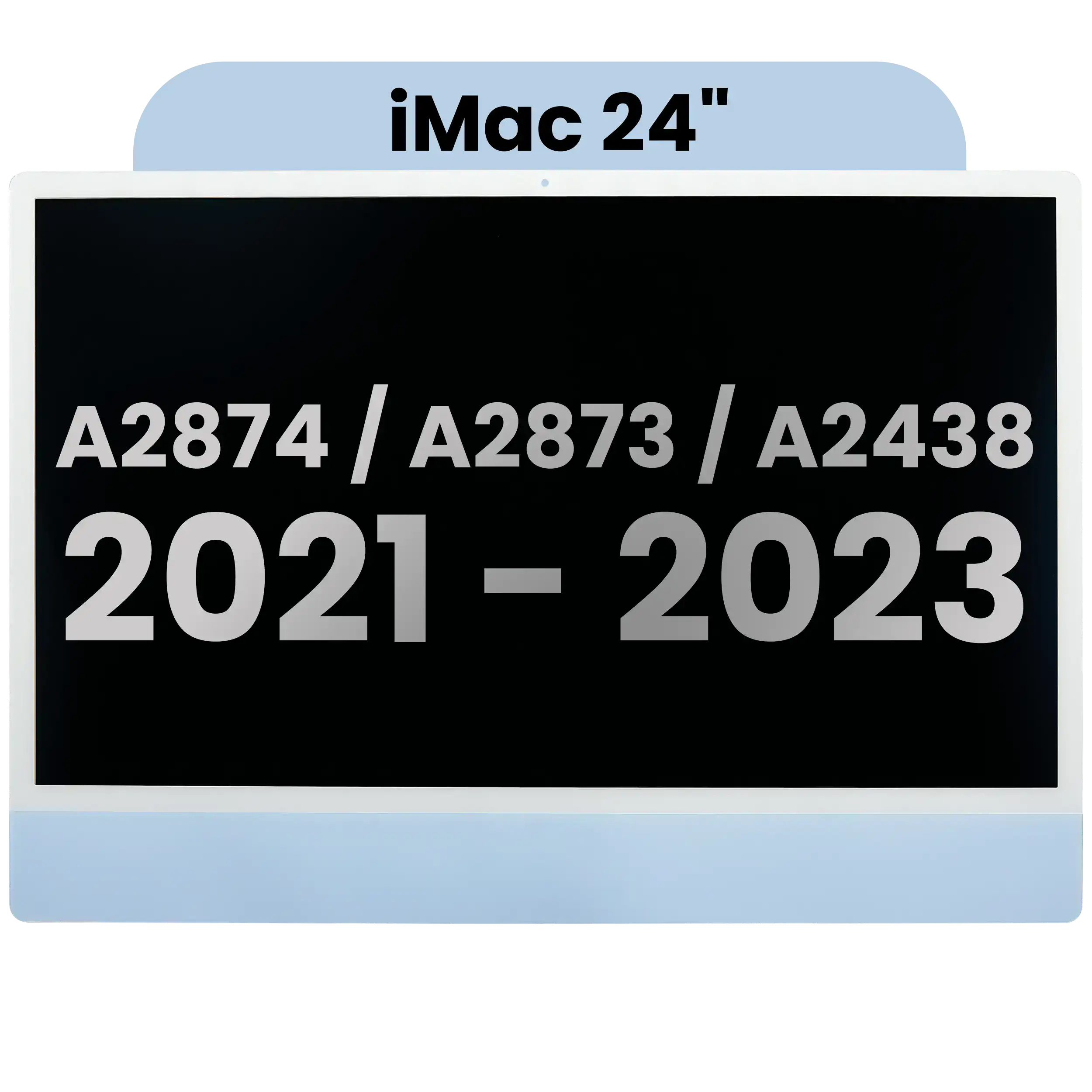 LCD-Display f. iMac 24" A2438/A2874/A2873, OEM Pull A, Blau
