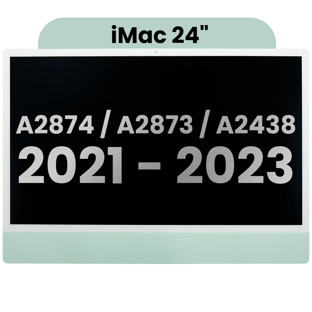 Komplettes LCD-Display iMac 24" (2021/2023) OEM A Grün kleiner Kameraausschnitt