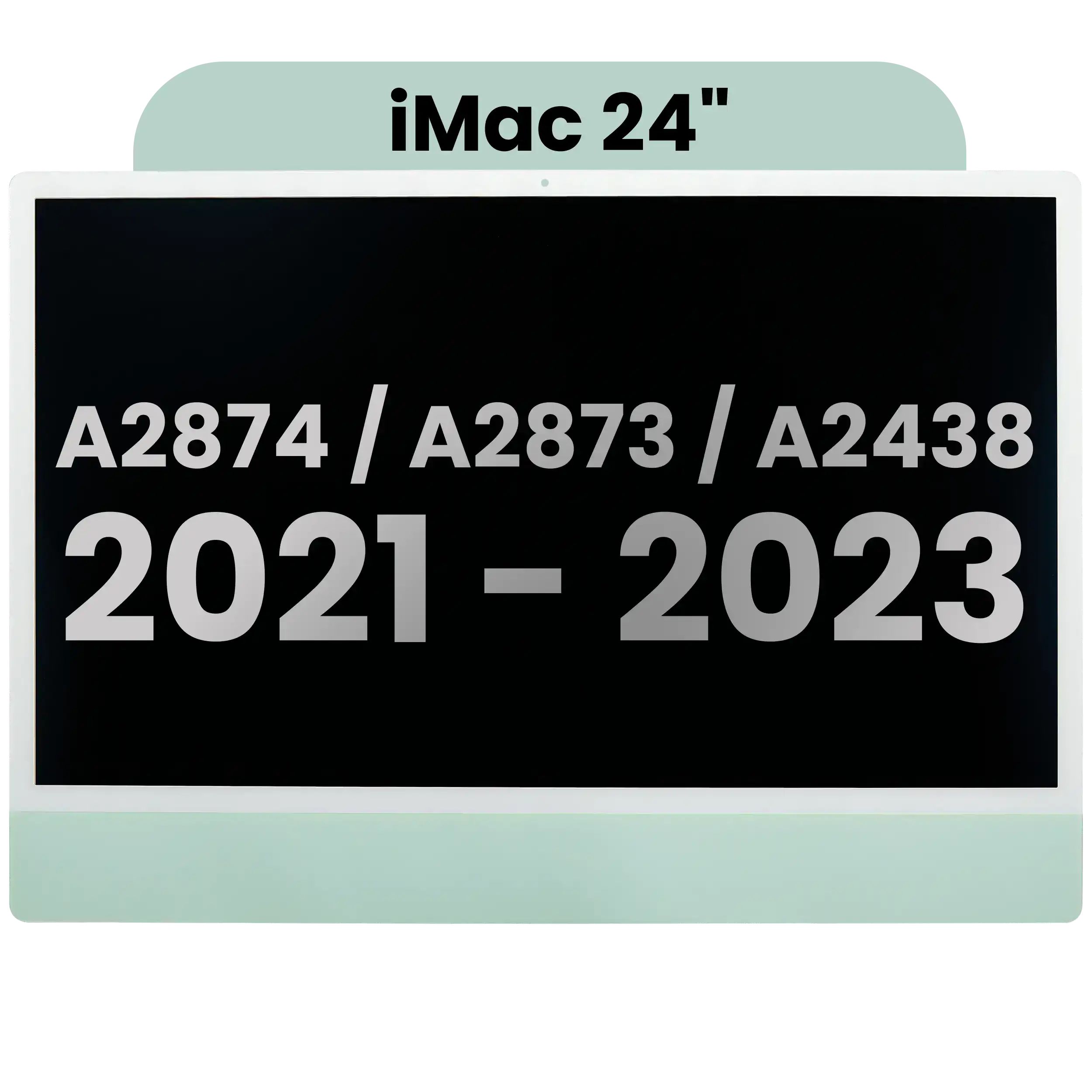 Komplettes LCD-Display iMac 24" (2021/2023) OEM A Grün kleiner Kameraausschnitt