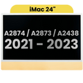 LCD-Display für iMac 24" A2438/A2874, Gelb, OEM A, kl. Kameraaussparung