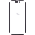 2 in 1 (Glas + OCA vorinstalliert) für iPhone 16 (10 Pack)