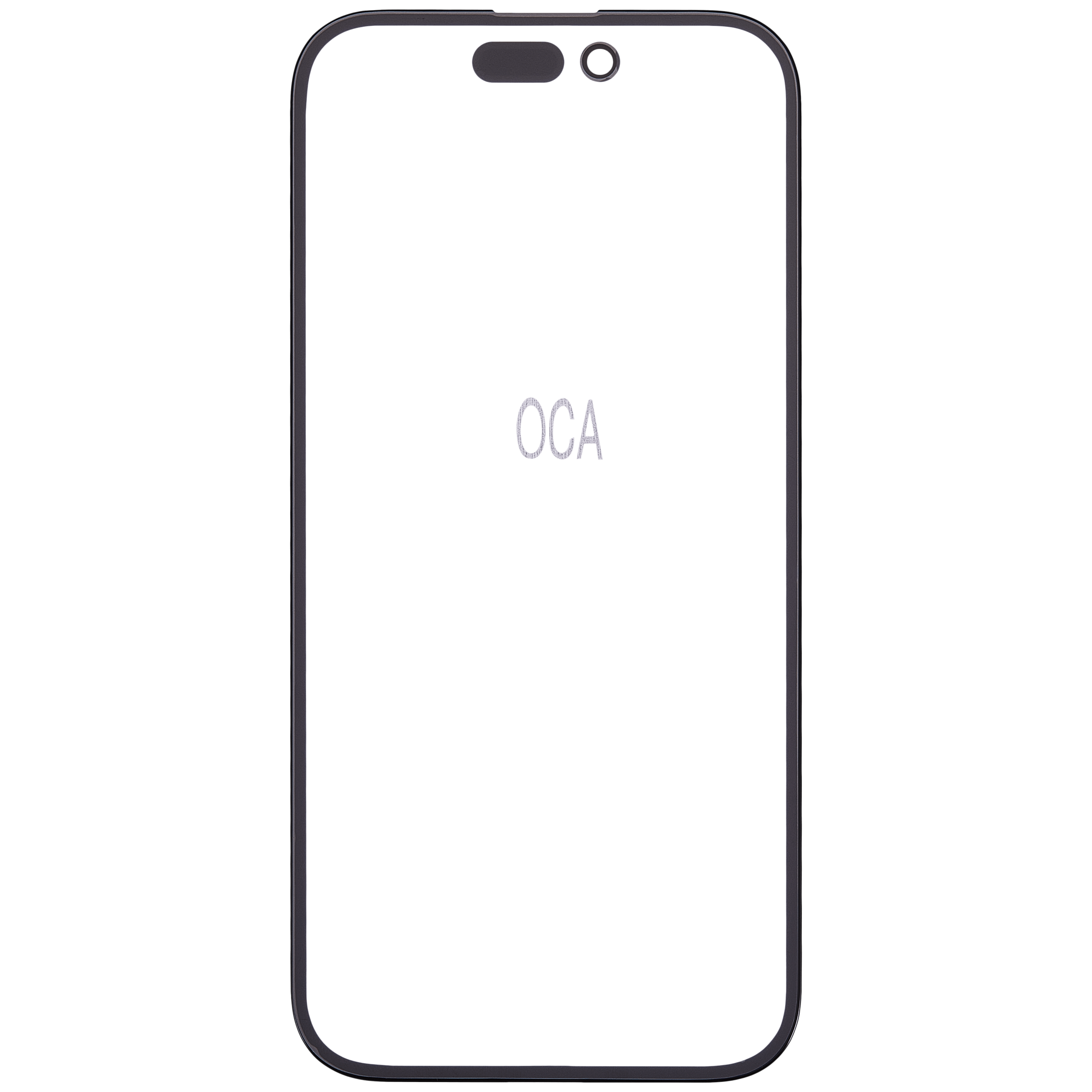 2 in 1 (Glas + OCA vorinstalliert) für iPhone 16 (10 Pack)