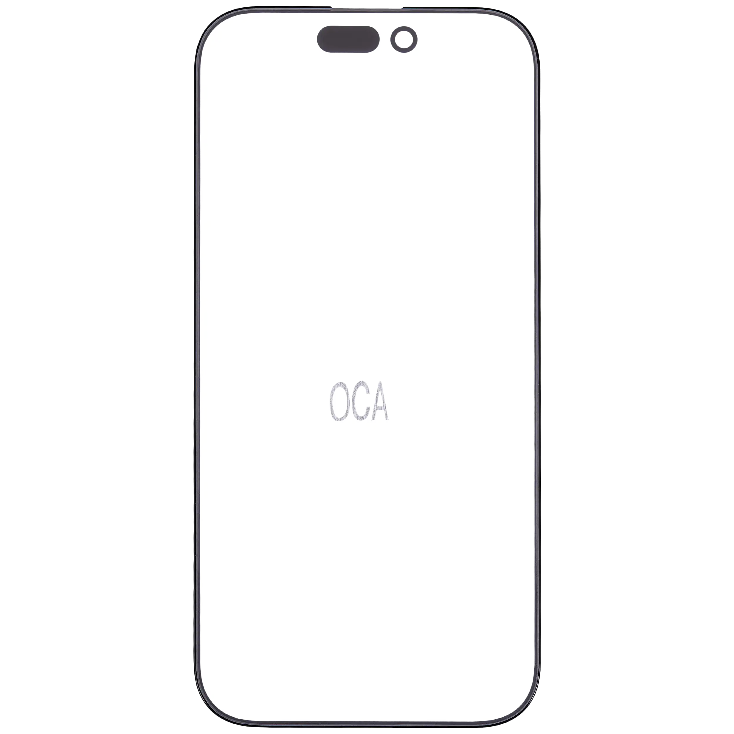 2 in 1 (Glas + OCA vorinstalliert) für iPhone 16 Pro (10er-Pack)