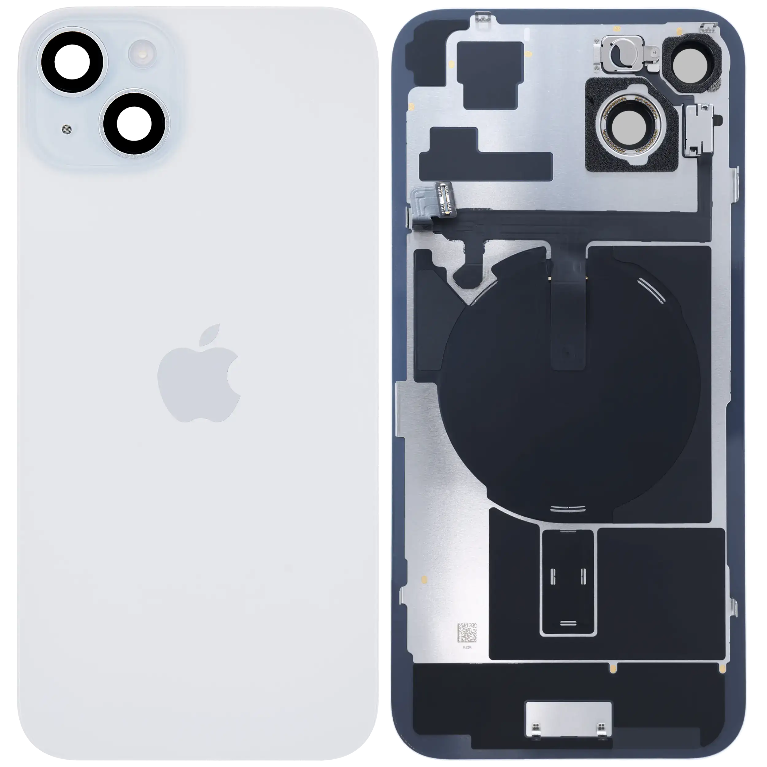 Backcover (OEM) mit MagSafe, NFC & Blitz-Flexkabel für iPhone 15 Plus (Blau)