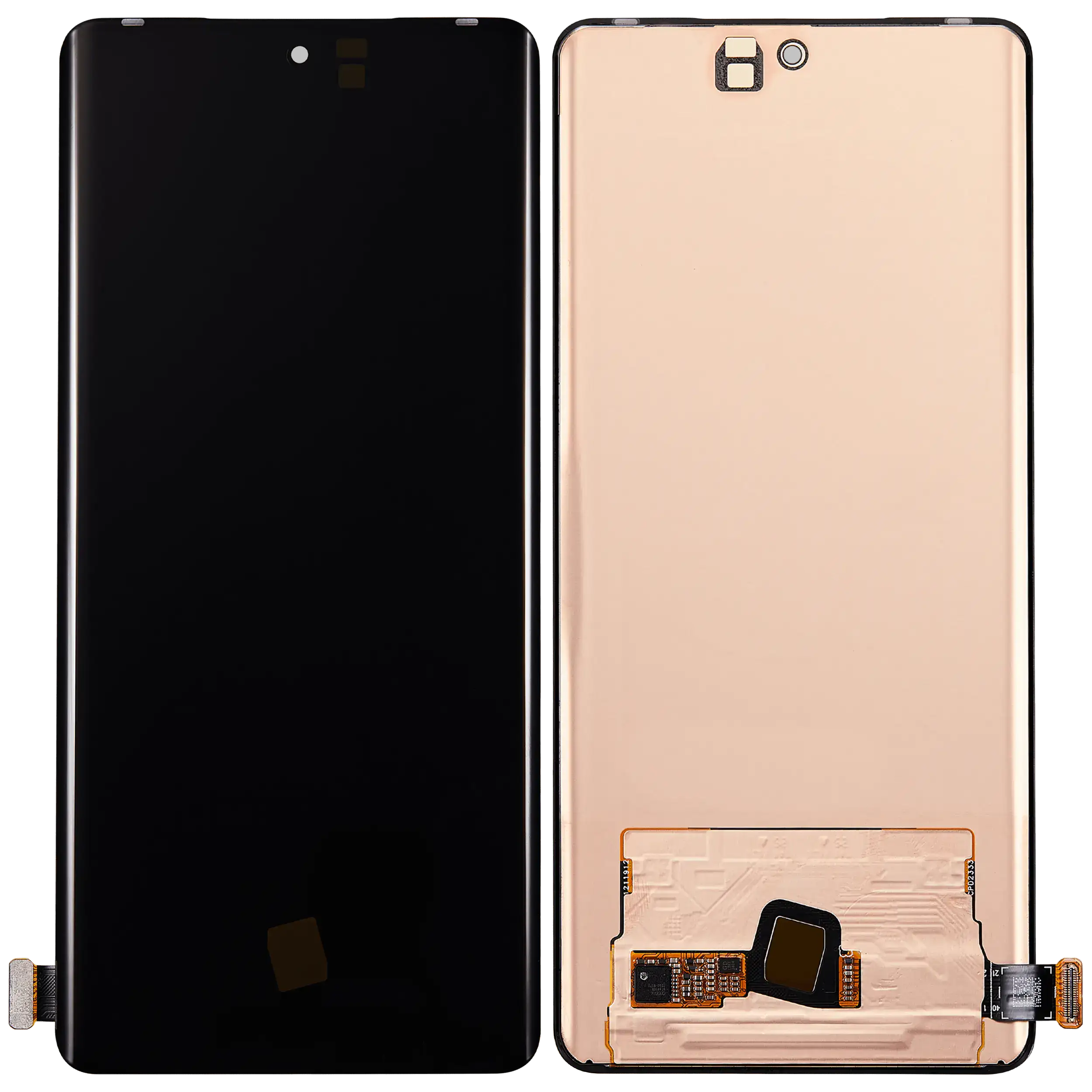 OLED-Display ohne Rahmen für Vivo S18 / S18 Pro / S19 Pro / V30 / V30 Pro / V40 / V40 Pro (Refurbished) (Alle Farben)