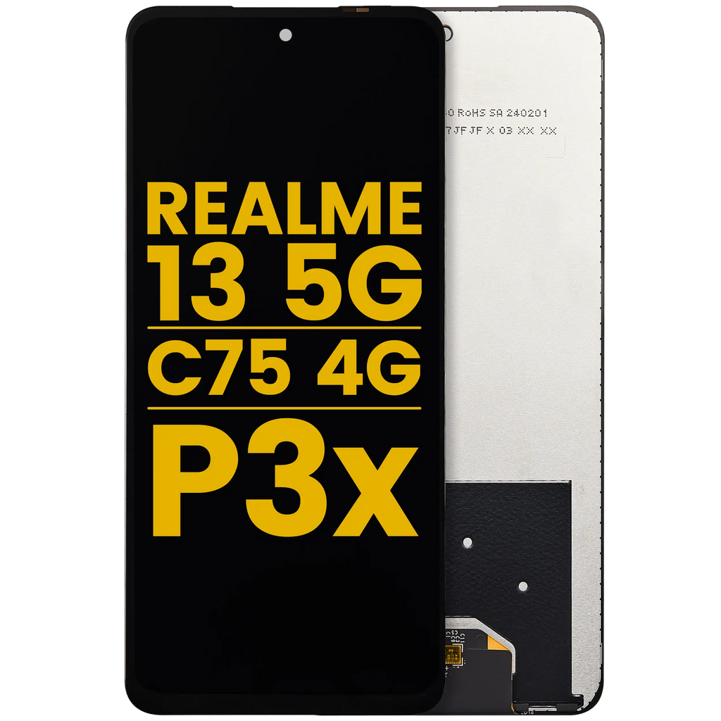 LCD-Display ohne Rahmen für Realme 13 5G / Realme C75 4G / Realme P3x (Refurbished) (Alle Farben)