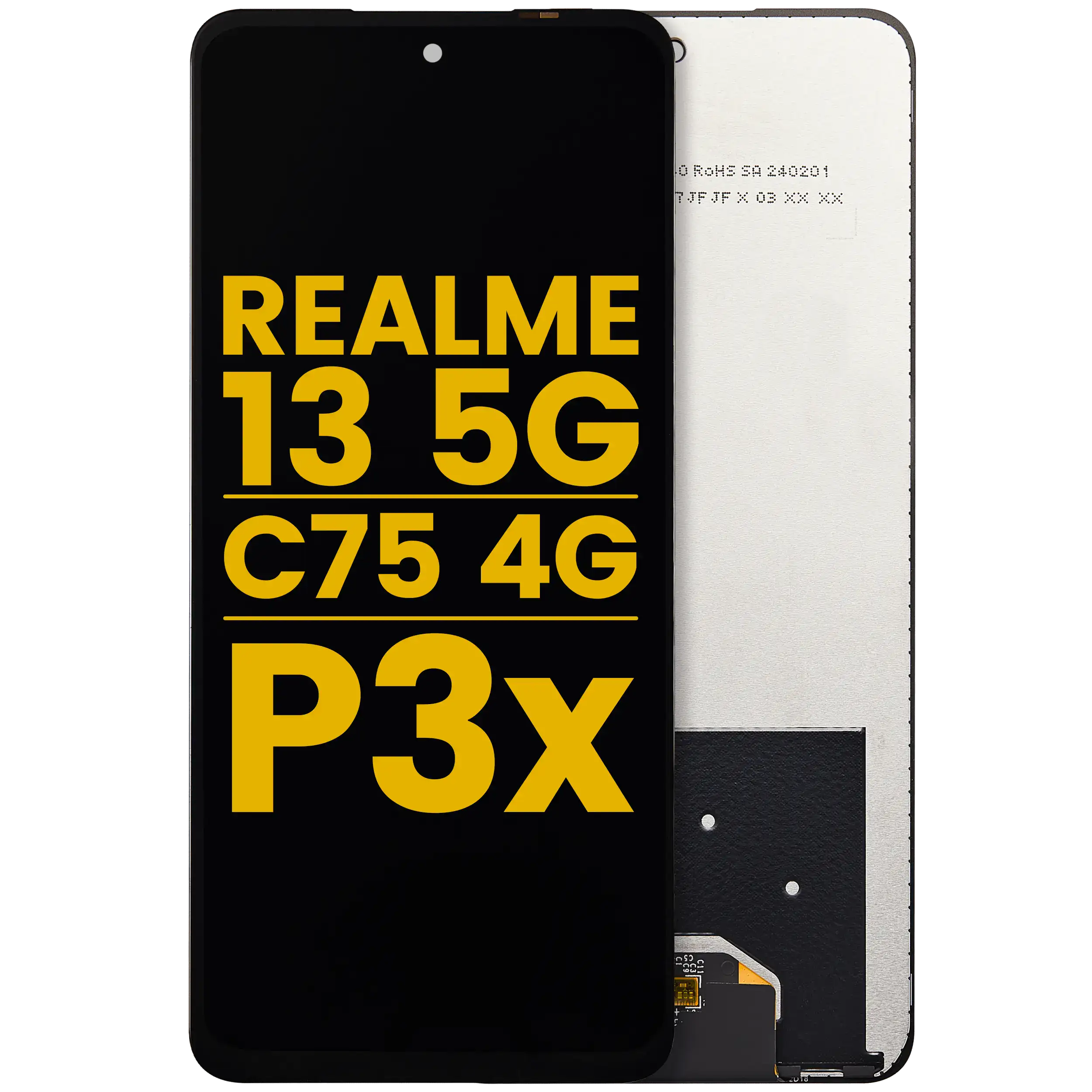 LCD-Display ohne Rahmen für Realme 13 5G / Realme C75 4G / Realme P3x (Refurbished) (Alle Farben)