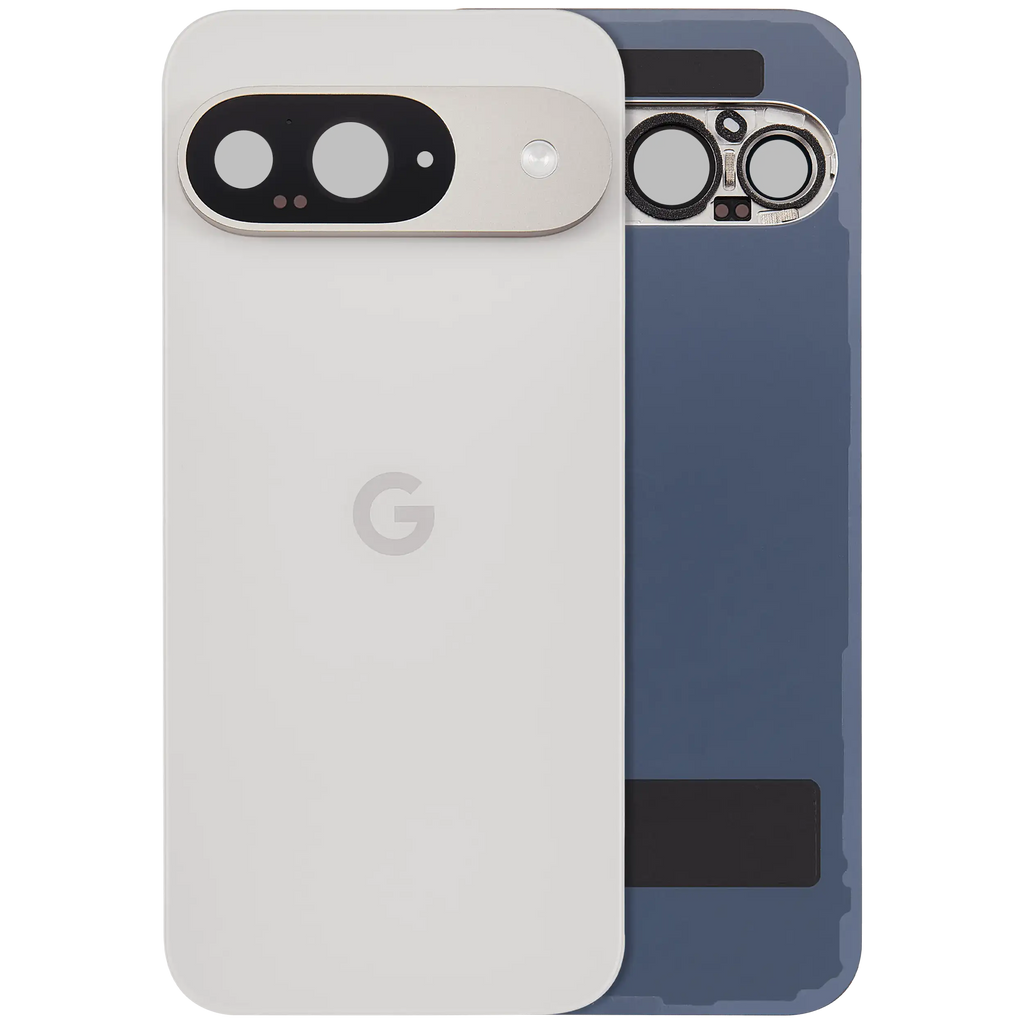 Back Cover Glass with Camera Lens for Google Pixel 9 (OEM Pull Used: Quality A) (Porcelain)