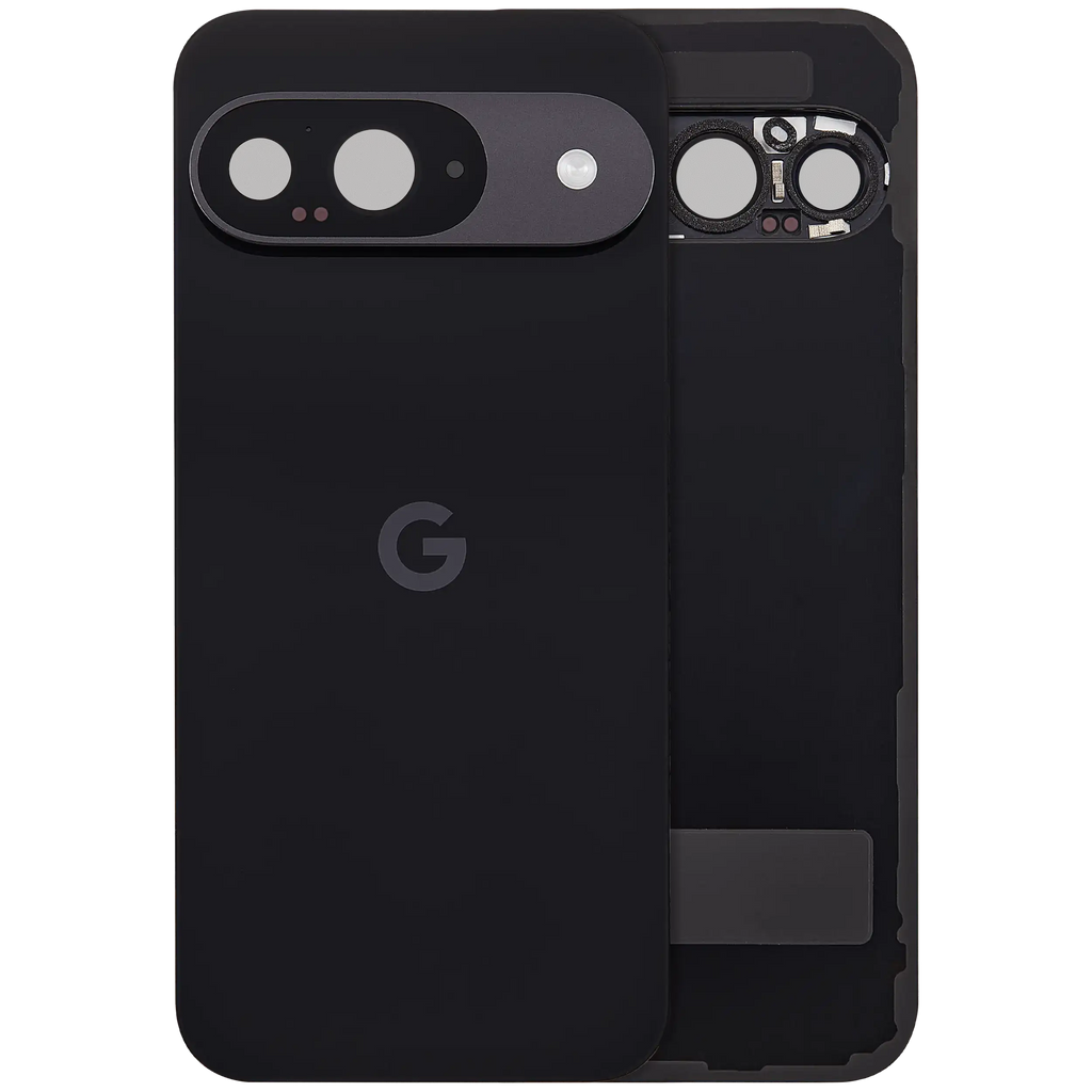 Backcover mit Kameralinse für Google Pixel 9 (gebrauchter OEM-Ausbau, Qualität A) Obsidian